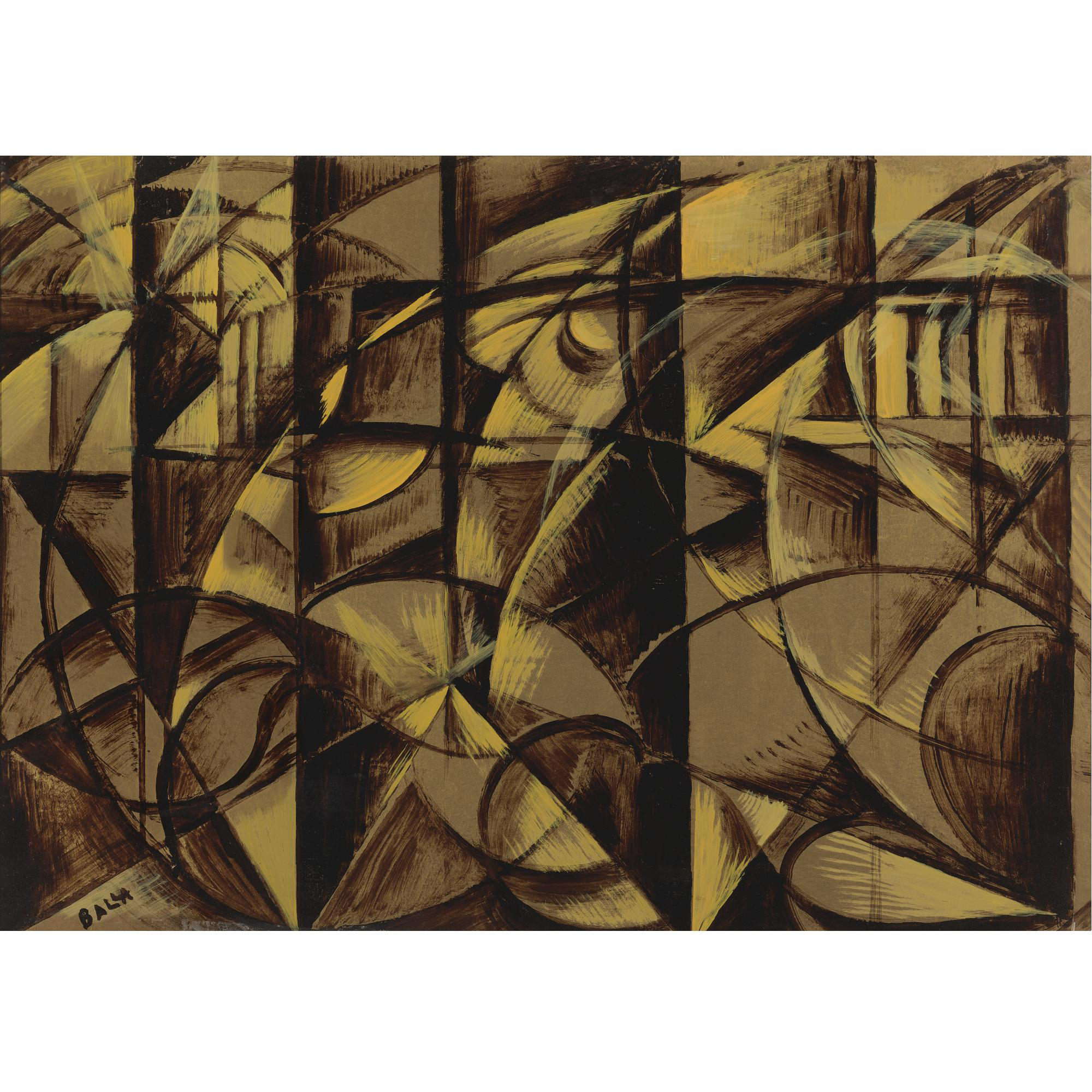 Giacomo Balla、「MOTOGIRANTE」、海外版超希少レゾネ