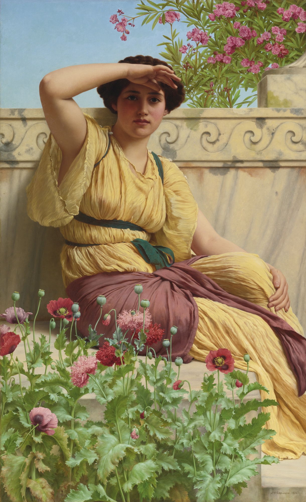 Fichier:At The Window by John William Godward.jpg - Wikipédia