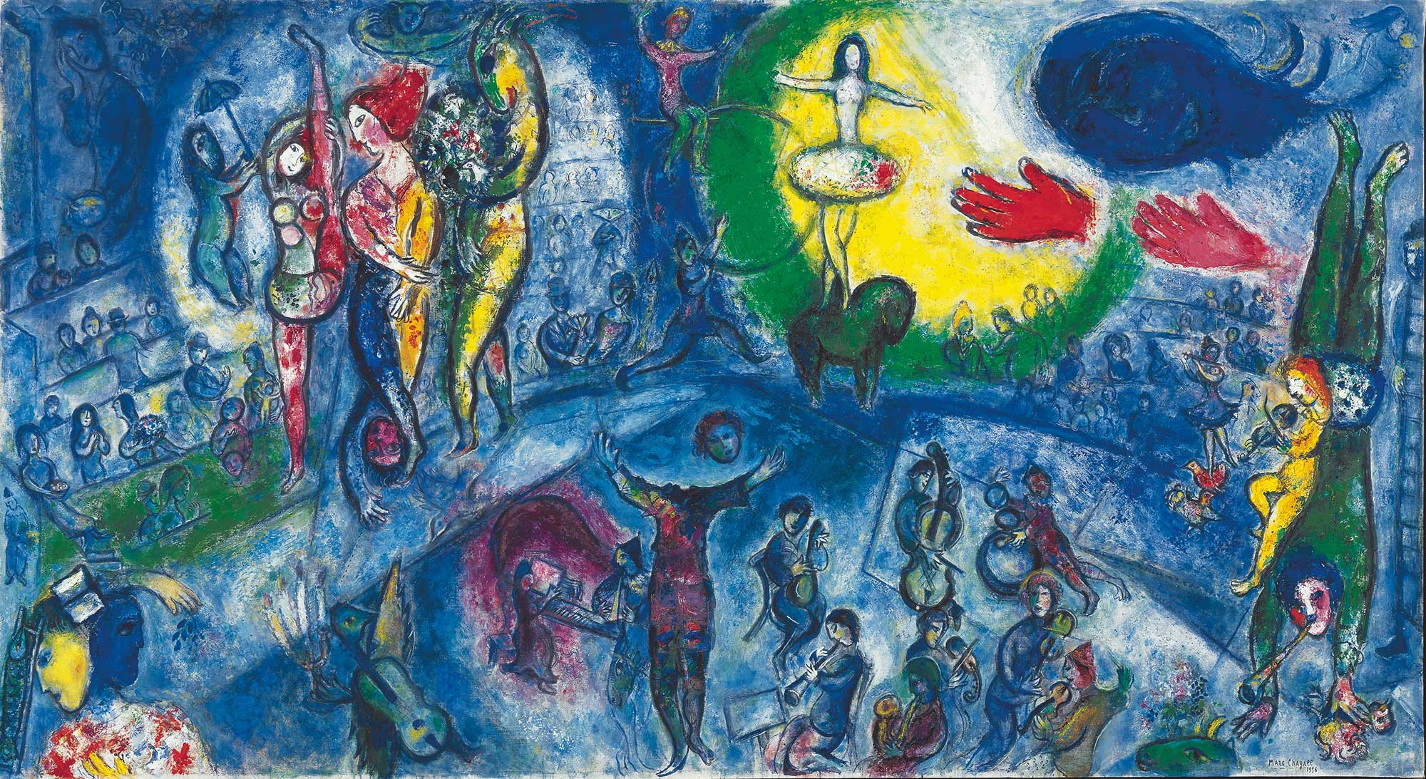 Marc Chagall、LE COUPLE、海外版超希少レゾネ、新品額付 Marc Chagall 馬克・夏加爾| Les pivoines 牡丹| Modern Evening