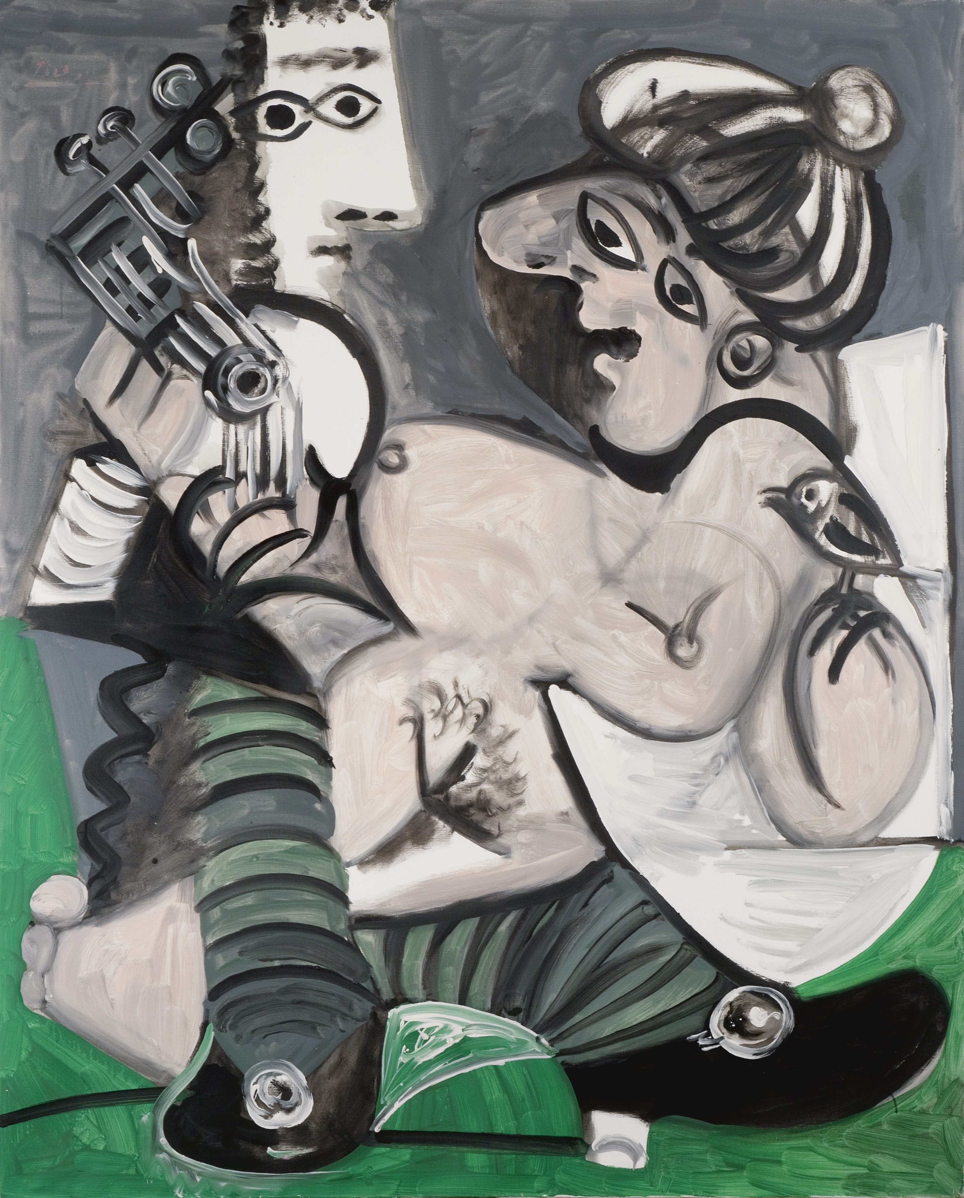 Couple à la guitare
