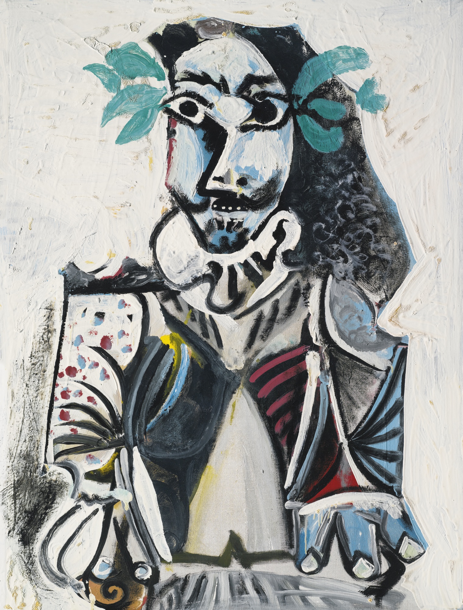 Buste d’homme lauré
